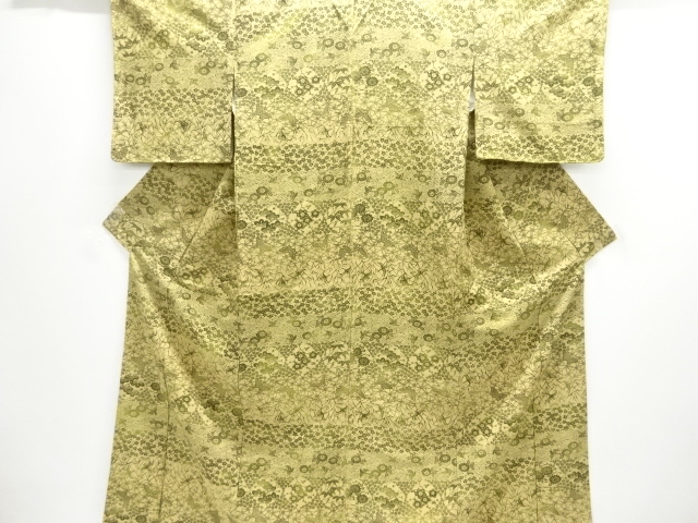 Japanese Kimono / Tsumugi Omeshi Silk